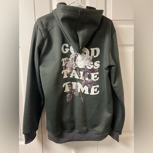 SHEIN Good Things Take Time Hoodie